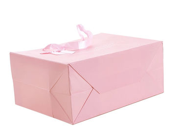 OEM/ODM de impression précis vifs roses de sacs à provisions de papier de couleur disponible fournisseur