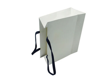 Longévité élevée personnalisée de sacs à provisions de papier de logo avec des poignées de corde fournisseur