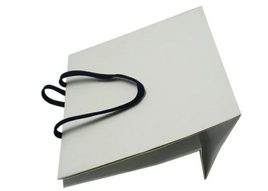 Longévité élevée personnalisée de sacs à provisions de papier de logo avec des poignées de corde fournisseur
