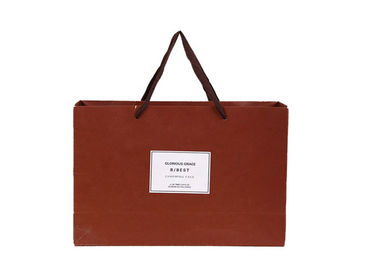 acheter Couleur douce moyenne adaptée aux besoins du client de Brown de dureté de sacs à provisions de papier de taille fabrication en ligne