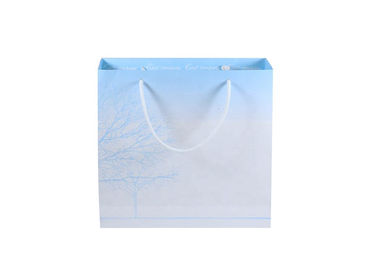 Sacs de transporteur imprimés par coutume exquise, sacs de papier de cadeau de logo avec des poignées fournisseur