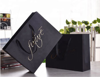 Sacs en papier faits sur commande de taille d'impression UV, sacs en papier commerciaux pour la promotion de société fournisseur