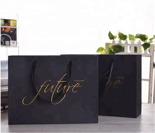 Sacs en papier faits sur commande de taille d'impression UV, sacs en papier commerciaux pour la promotion de société fournisseur