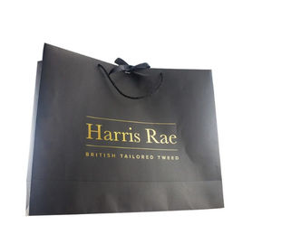 Sacs en papier promotionnels à extrémité élevé, sacs de transporteur imprimés par coutume tordus de poignée fournisseur