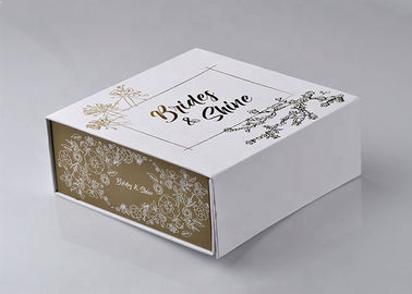 acheter Taille 18 x 18 x 7.5cm de boîte-cadeau imprimée belle par coutume avec l'estampillage chaud extérieur fabrication en ligne