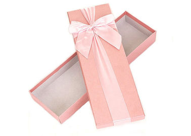 Taille adaptée aux besoins du client de boîte d'emballage de cadeau de papier de couleur 34 * 11 * 5cm pour la fleur fournisseur
