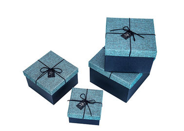 Taille de couleur pure faite main de boîte-cadeau imprimée par coutume de Bowknot diverse disponible fournisseur