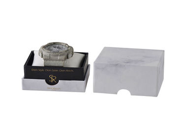 Le boîte-cadeau de marbre de Morden de carton, choisissent des boîte-cadeau de montre avec l'oreiller fournisseur