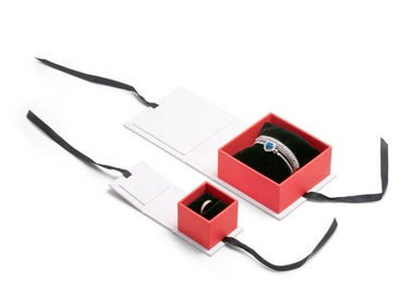 Fermeture de luxe de ruban de dessus de secousse de boîtes d'emballage de cadeau de l'épaisseur 2mm pour des bijoux fournisseur