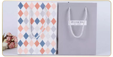 La coutume tordue de poignée a imprimé des sacs en papier non-toxiques pour empaqueter/achats fournisseur
