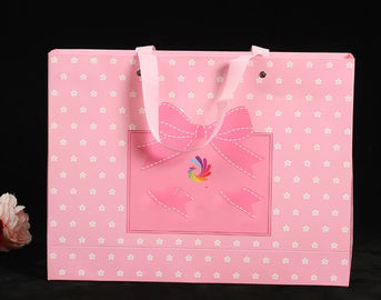 acheter La coutume sensible a imprimé des sacs en papier/des sacs transporteur de papier de rose pour des jouets/bijoux fabrication en ligne
