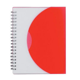 Le PVC/pp couvrent la taille imprimée par coutume de carnets de notes à spirale 5,25 * 8,25 pouces fournisseur