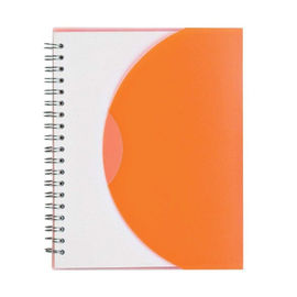 Le PVC/pp couvrent la taille imprimée par coutume de carnets de notes à spirale 5,25 * 8,25 pouces fournisseur