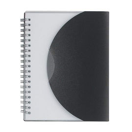 Le PVC/pp couvrent la taille imprimée par coutume de carnets de notes à spirale 5,25 * 8,25 pouces fournisseur