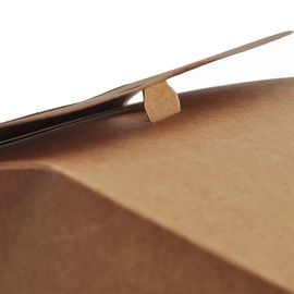 Poignée personnalisée découpée avec des matrices de Windowed de résistance de larme de sacs en papier de Brown haute fournisseur