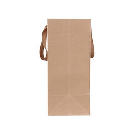 Sacs à provisions pratiques de papier d'emballage, sacs en papier de Brown Papier d'emballage pour toute occasion de célébration fournisseur