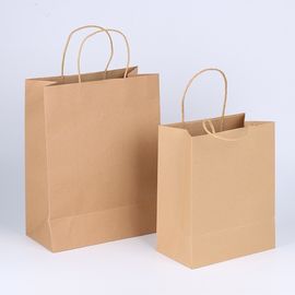 OEM/ODM personnalisés recyclables de sacs en papier de Brown disponible pour l'empaquetage fournisseur