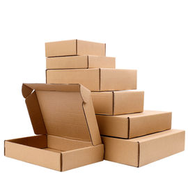 Boîte de carton de Brown de papier d'emballage, épaisseur ondulée faite sur commande 0.23mm de boîtes fournisseur