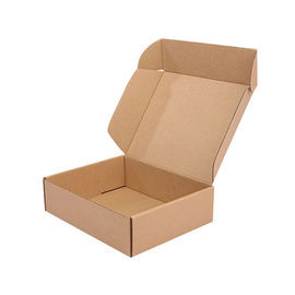 Boîte de carton de Brown de papier d'emballage, épaisseur ondulée faite sur commande 0.23mm de boîtes fournisseur