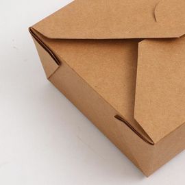 Les plats à emporter se pliants enferment dans une boîte la diverse taille de protection de l'environnement disponible fournisseur