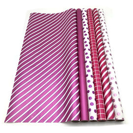 Double couleur latérale de X.500 cm de la taille 70 de petit pain de papier d'emballage cadeau diverse disponible fournisseur