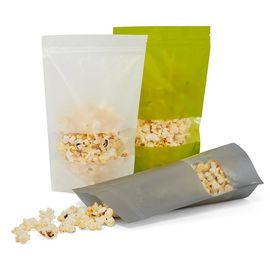Sacs scellables de nourriture de papier de riz, sacs de stockage de nourriture de vide avec le panneau de fenêtre fournisseur