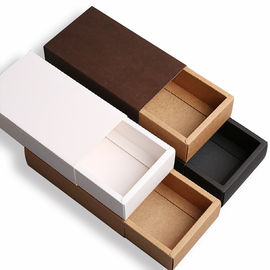 La coutume de style de tiroir a imprimé le matériel durable de papier des boîtes 350g Brown emballage fournisseur