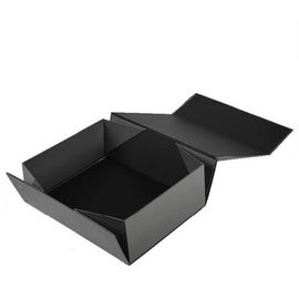 La coutume pliable imprimée enferme dans une boîte la couleur noire écologique pour promotionnel fournisseur