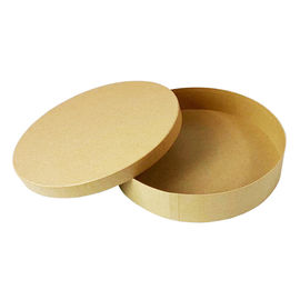 Boîte de papier ronde d'emballage alimentaire, impression offset imprimée de boîtes de présentation fournisseur