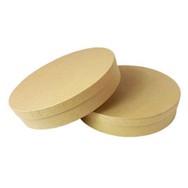 Boîte de papier ronde d'emballage alimentaire, impression offset imprimée de boîtes de présentation fournisseur