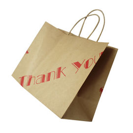 Sacs en papier adaptés aux besoins du client de Papier d'emballage de taille pour des promotions/cadeaux/annonces fournisseur