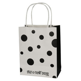 Sacs à provisions de papier personnalisés par conception de point, impression offset promotionnelle de sacs en papier fournisseur
