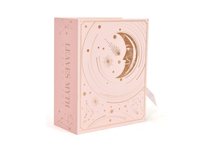 L'emballage de luxe de cadeau de forme de livre enferme dans une boîte non le matériel pratique de carton de pollution fournisseur