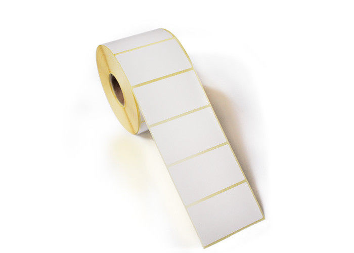 Papier pour étiquettes blanc imperméable de petit pain de papier d'autocollant/matériel de papier inférieur de Gration fournisseur