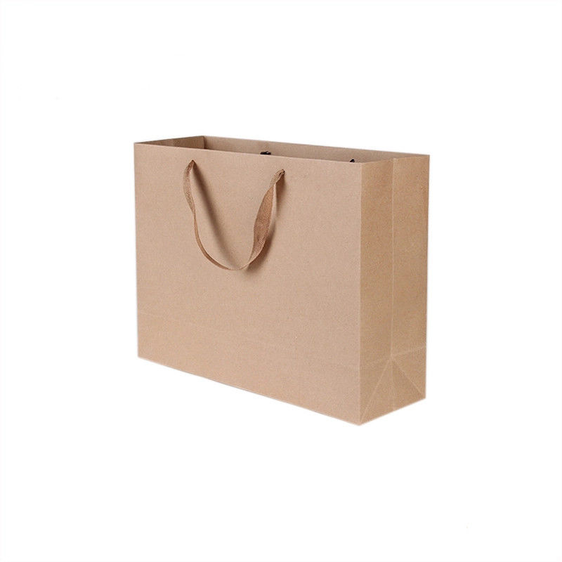 Sacs à provisions pratiques de papier d'emballage, sacs en papier de Brown Papier d'emballage pour toute occasion de célébration fournisseur