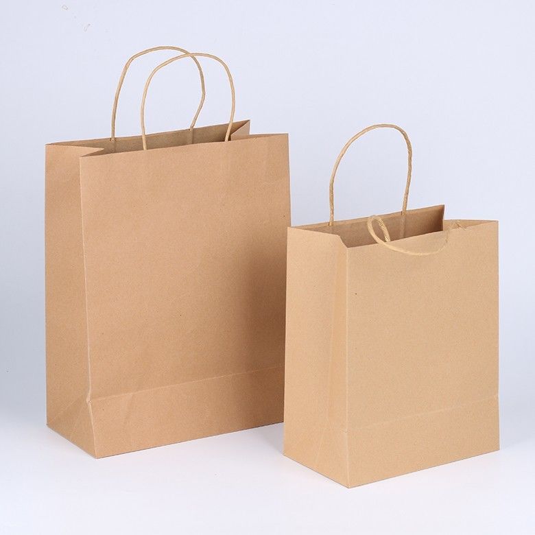 OEM/ODM personnalisés recyclables de sacs en papier de Brown disponible pour l'empaquetage fournisseur
