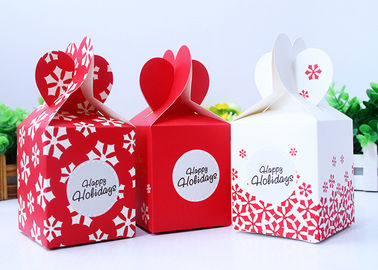 Good price Boîtes de présentation imprimées par forme particulière, boîte-cadeau d'Apple pour le réveillon de Noël en ligne