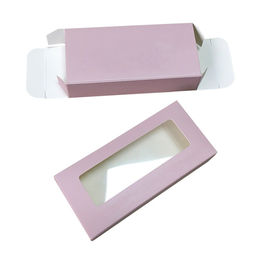 Good price La coutume pliable imprimée enferme dans une boîte la conception moderne avec la fenêtre transparente en ligne